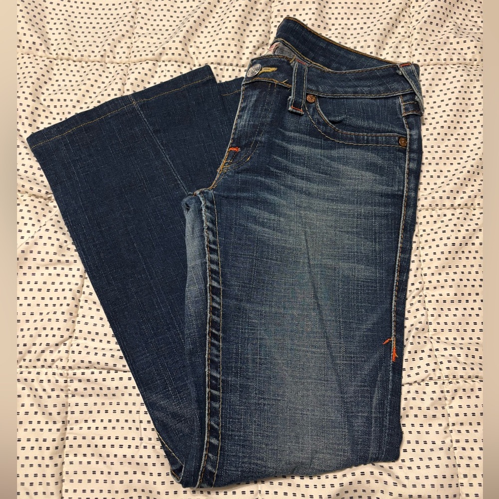 Woman’s True Religion Dark Blue Flare Jeans